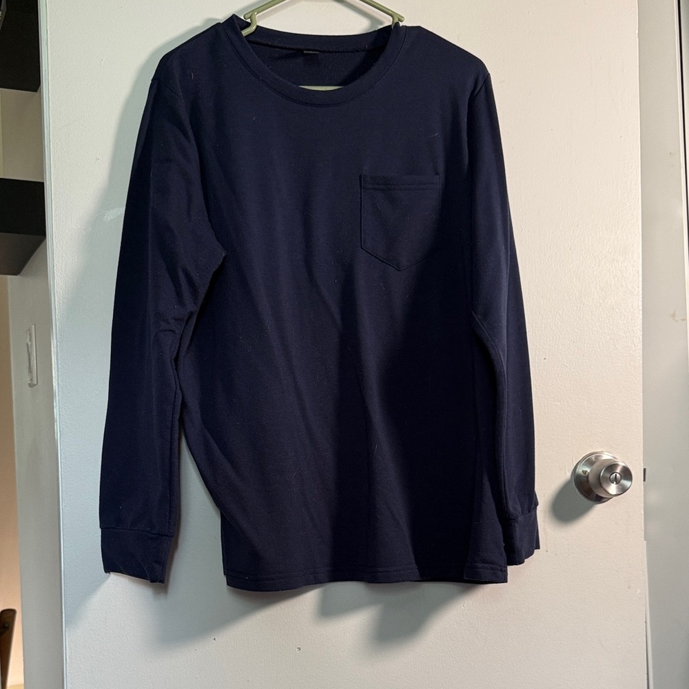 Classic Navy Long Sleeve Tee